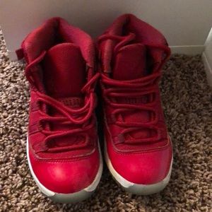 Red Jordan 11’s